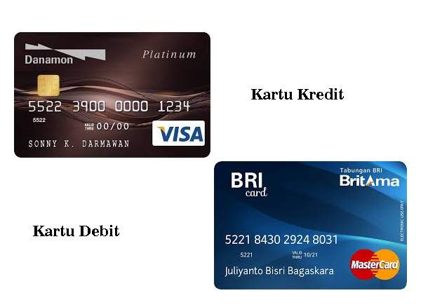 Perbedaan Kartu Kredit dan Debit atau ATM 